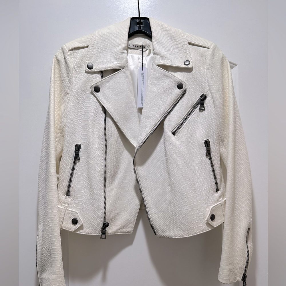 Alice & Olivia Leather Jacket